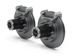 JK 8-Lug Locking Hub & Vented Rotors