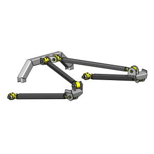 Clayton Off Road Jeep Wrangler Pro Series Rear Long Arm Upgrade Kit 97-06 TJ - COR-4805017