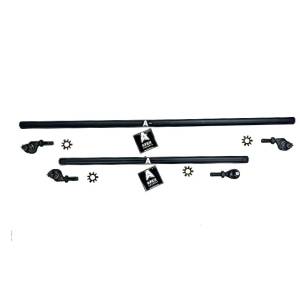 Apex Chassis Wrangler 1 Ton Steering Kit With Flip Black Aluminum For 07-18 Wrangler JK - KIT151-YesFlip