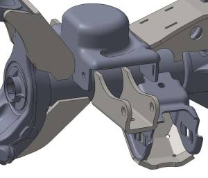 Artec Industries JK Front Axle Shock Mounts - JK4413