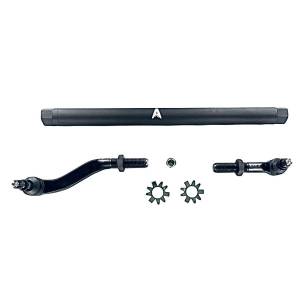 Apex Chassis Heavy Duty JK 2.5 Ton Heavy Duty Yes Flip Drag Link Assembly in Black Anodized Aluminum Fits: 07-18 Jeep Wrangler JK/JKU. Note this FLIP kit fits vehicles with a lift exceeding 3.5 inches. This kit requires drilling the knuckle. - KIT138