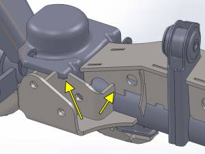 Artec Industries - Artec Industries JK Heavy Duty Stock Tracbar Bracket - JK4407 - Image 2