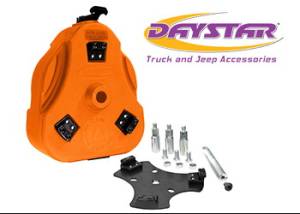 Daystar 07-14 FJ Cruiser Cam Can Trail Box Orange W/ Toyota Tire Mount Daystar - KT71001OR