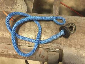 Factor 55 - Factor 55 Splicer 3/8-1/2 Inch Synthetic Rope Splice On Shackle Mount Black - 00352-04 - Image 2