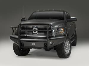 Fab Fours - Fab Fours Elite Front Bumper 2 Stage Black Powder Coated w/Full Grill Guard Incl. Light Cut-Outs - DR10-Q2960-1 - Image 2