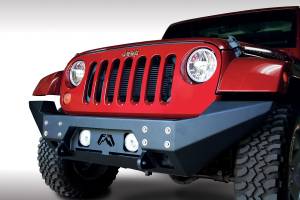 Fab Fours - Fab Fours FMJ Full Width Winch Front Bumper Uncoated/Paintable [AWSL] - JK07-B1857-B - Image 2