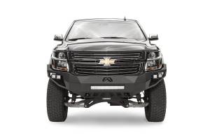 Fab Fours Vengeance Front Bumper Uncoated/Paintable w/No Guard w/Sensors [AWSL] - CS15-D3551-B