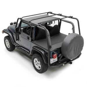 Smittybilt - Smittybilt SRC Roof Rack Black Textured No Drill Installation - 76713 - Image 1