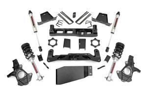 Rough Country - Rough Country Suspension Lift Kit w/Shocks 6 in. Lift w/N3 Loaded Struts And V2 Shocks - 23637 - Image 1