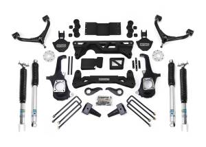 ReadyLift Lift Kit w/Shocks 7-8 in. Front w/Bilstein Shocks w/Tube A-Arms And Keys - 44-3072