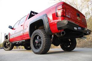 Fab Fours - Fab Fours Black Steel Ranch Rear Bumper 2 Stage Black Powder Coated - CH99-T1250-1 - Image 2