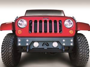 Fab Fours - Fab Fours FMJ Stubby Winch Front Bumper Uncoated/Paintable [AWSL] - JK07-B1855-B - Image 1