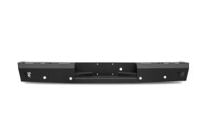 Fab Fours Red Steel Rear Bumper - TT07-RT1550-1