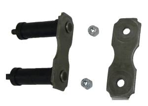 Crown Automotive Jeep Replacement - Crown Automotive Jeep Replacement Leaf Spring Shackle Kit Rear 2 Required Includes 2 Shackle Plates/4 Bushings/2 Lock Nuts  -  5357499K - Image 1