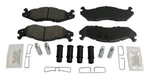 Crown Automotive Jeep Replacement Brake Pad Master Kit Incl. Titanium Pad Set/Caliper Bushings/Clips/Bolts  -  83501167MK