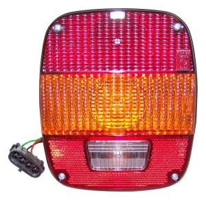 Crown Automotive Jeep Replacement - Crown Automotive Jeep Replacement Tail Light Assembly For Use w/ Jeep 1981-1983 CJ-5/ 1981-1986 CJ-7/ 1981-1986 CJ-8 w/Europe And Australian Design Rules 1987-1995 YJ Wrangler Europe  -  J5764204 - Image 1