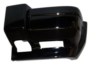 Crown Automotive Jeep Replacement - Crown Automotive Jeep Replacement Bumper Cap Front Left Gloss Black  -  5DY01DX8AB - Image 1