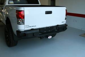 Fab Fours - Fab Fours Heavy Duty Rear Bumper 2 Stage Black Powder Coated Incl. 0.75 in. D-Ring Mount - TT07-W1550-1 - Image 2