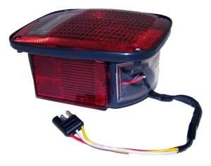 Crown Automotive Jeep Replacement Tail Light Assembly Left Black w/Side Marker  -  J5758255