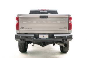 Fab Fours Premium Rear Bumper  2 Stage Black Powder Coat - CH20-W4951-1