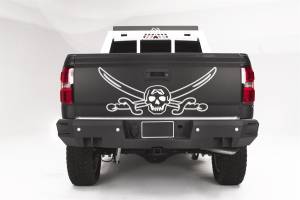 Fab Fours Heavy Duty Rear Bumper Uncoated/Paintable w/Sensors [AWSL] - CS14-W3151-B