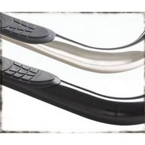 Smittybilt Sure Step Side Bar Black Powder Coat 3 in. No Drill Installation - NN1440-S4B