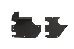 Fab Fours - Fab Fours Door Skin Rear Matte Black Powder Coat - JK3002-1 - Image 2