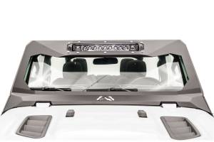 Fab Fours ViCowl Light Insert 11 Gauge Steel Construction Holds Rigid Industries 20 In. Light Bar Bare - JL3022-B