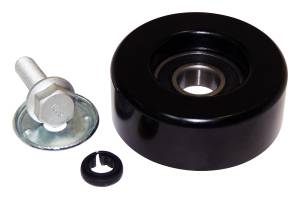 Crown Automotive Jeep Replacement Drive Belt Idler Pulley For Use w/ 2007-18 Jeep JK Wrangler/ 2008-12 KK Liberty/ 2007-09 Dodge Nitro w/ 2.8L Diesel Engine Smooth Top Idler  -  68027603AA