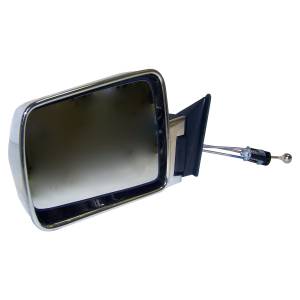 Crown Automotive Jeep Replacement - Crown Automotive Jeep Replacement Manual Remote Mirror Left Driver Side Chrome Foldaway  -  55034121 - Image 2