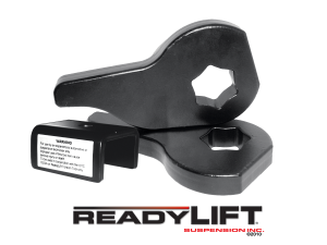 ReadyLift - ReadyLift Front Leveling Kit 2.25 in. Lift w/Forged Torsion Keys/All Hardware/Shock Extensions Black Finish Allows Up To 33 in. Tire - 66-1080 - Image 2