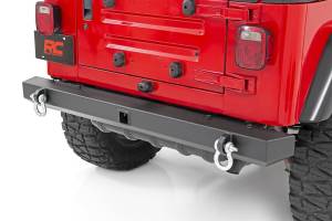 Rough Country - Rough Country Classic Full Width Rear Bumper 4.75 Ton Capacity Incl. D-Rings Black - 10591 - Image 2