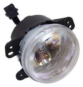 Crown Automotive Jeep Replacement Fog Light Black/Clear Includes Bulb  -  5182026AA