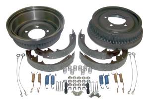 Crown Automotive Jeep Replacement Drum Brake Service Kit Rear Incl. 2 Drums 1 Shoe Set And All Hardware w/11 x 2 in. Drums  -  5352476K