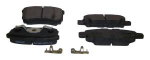 Crown Automotive Jeep Replacement Disc Brake Pad Set For Use w/10.31 in. Brakes  -  5191271AB