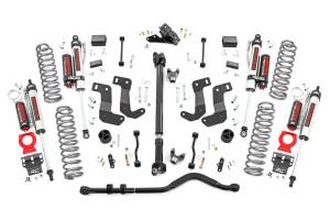 Rough Country Suspension Lift Kit 3.5 in. Vertex Reservoir Shocks Front Rear Coil Springs Durable 18 mm. Spring Loaded Piston Rod Huge 54 mm. Shock Body Lower Control Arm Drop - 62750