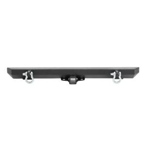 Smittybilt SRC Classic Rear Bumper Textured Black Powder Coat Incl. D-Rings - 76750D