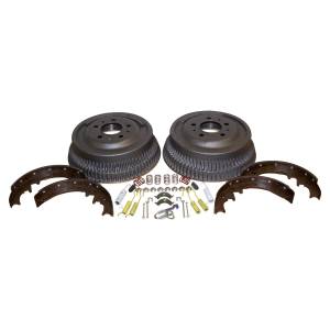 Crown Automotive Jeep Replacement - Crown Automotive Jeep Replacement Drum Brake Shoe And Drum Kit Rear Incl. 2 Drums 1 Shoe Set And Hardware  -  52001151K - Image 2