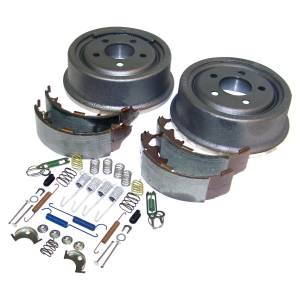 Crown Automotive Jeep Replacement - Crown Automotive Jeep Replacement Drum Brake Service Kit Rear Incl. Drums/Shoe Set/Hardware  -  52005350KE - Image 2