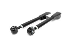 Rough Country - Rough Country X-Flex Control Arm Set Front Upper Incl. 2 Tubular Adjustable Control Arms w/X-Flex Joints Clevite OEM Style Rubber Bushings Sleeves Grease Fittings - 11980 - Image 2