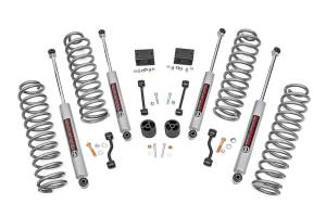 Rough Country - Rough Country Suspension Lift Kit w/Shocks 2.5 in. Lift Incl. Coil Springs Rubicon Swaybar Links Bump Stops Hardware Front And Rear Premium N3 Shocks - 66630 - Image 2