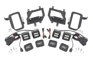 Rough Country - Rough Country Black Series LED Fog Light Kit w/Flood Beam - 70833 - Image 2