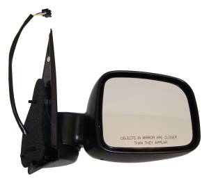 Crown Automotive Jeep Replacement Door Mirror Right Power Foldaway Black  -  55155840AI