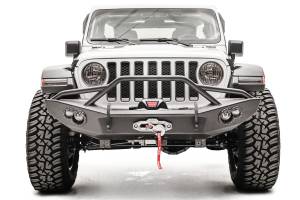 Fab Fours Lifestyle Winch Bumper 3/16 In. Steel Construction 2 Stage Matte Black Powder Coat w/Epoxy Primer - JL18-B4652-1