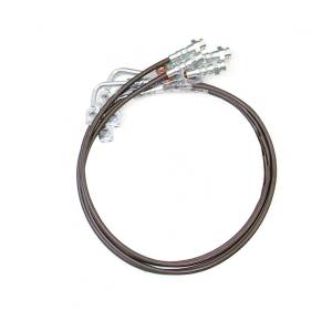 ReadyLift Brake Line Front And Rear Braided Stainless Steel 6 in. Length - 47-6445