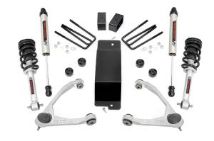 Rough Country - Rough Country Suspension Lift Kit w/Shocks 3.5 in. Lift Incl. Upper Control Arms Rear N3 Struts And V2 Monotube Stock Cast Steel - 19471 - Image 1