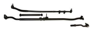 Crown Automotive Jeep Replacement Steering Kit Incl. All 4 Tie Rod Ends/Adjusters With Hardware/Steering Stabilizer w/LHD  -  SK1