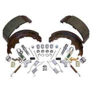 Crown Automotive Jeep Replacement - Crown Automotive Jeep Replacement Brake Shoe Service Kit Incl. Shoes Linings Hardware 9 in. x 2.5 in.  -  4723367MK - Image 2