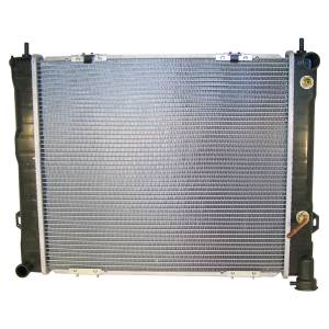 Crown Automotive Jeep Replacement - Crown Automotive Jeep Replacement Radiator 1.25 in. Inlet. 1.5 in. Outlet 22 1/8 x 19 3/8 Core 2 Row  -  4734103 - Image 2