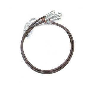 ReadyLift - ReadyLift Brake Line Front And Rear Braided Stainless Steel 6 in. Length - 47-6445 - Image 2